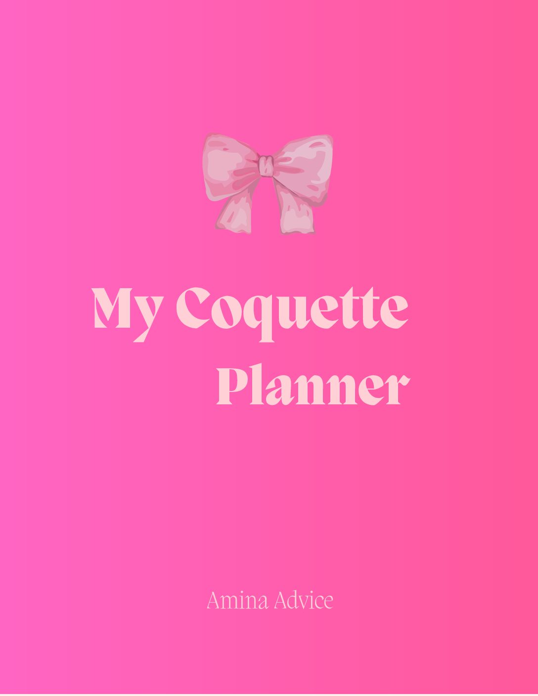 Coquette Planner